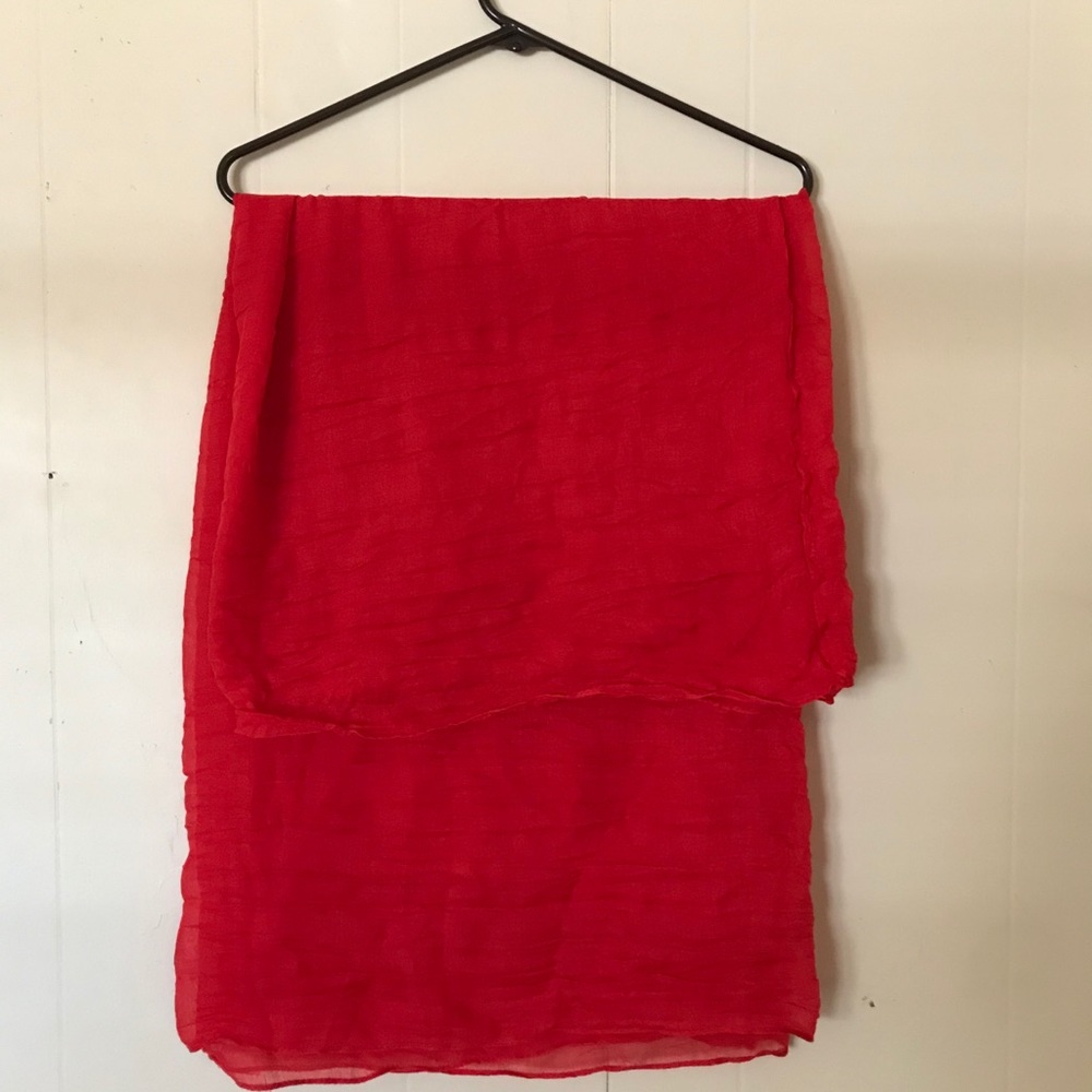 Extra long circle scarf